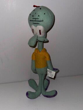 Squidward Tentacles From SpongeBob 12" Stuffed Plush Toy 2002 Nanco Viacom VTG